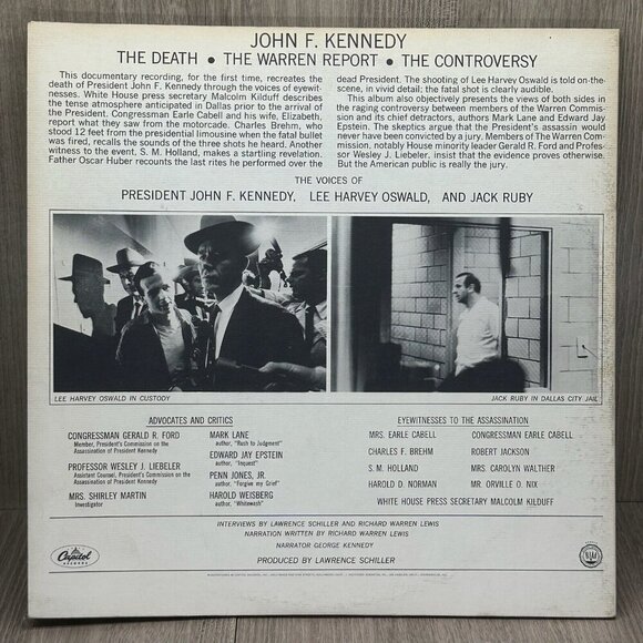 The Controversy The Death The Warren Report - John F Kennedy Vinyl LP Probe - Picture 2 of 8